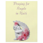 Praying for Angels in Haiti flyers
