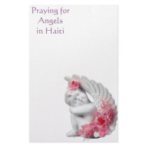 Praying for Angels in Haiti Stationery