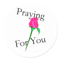 Praying for you sticker by spunkyduckling Praying for you sticker