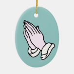 Praying Hands Christmas Tree Ornament