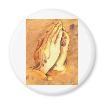 Praying Hands Fridge Magnets