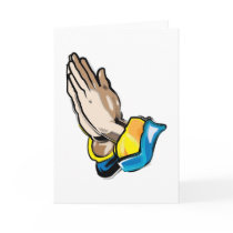 Praying Hands Greeting Card