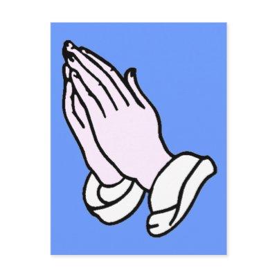 Praying Hands Post Card by VisionsInEternity