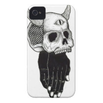 praying hands skull iphone 4 cases