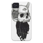 praying hands skull iPhone 4 cases
