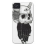 praying hands skull iphone 4 cases
