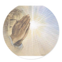 Praying Hands Sticker