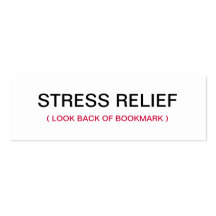 Praying Hands Stress Relief Bookmark Business Card Templates