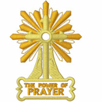 Praying Hands With Cross embroidered shirts