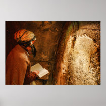 Praying inside the Kotel tunnels posters