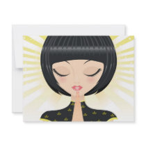 Praying invitations by Melisende Praying invitations