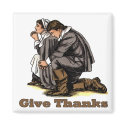 Praying Pilgrims magnets