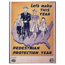 Prdestrian Protection Year flyers