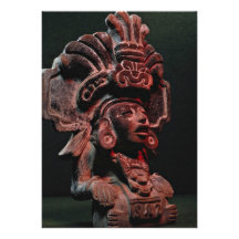 Pre-Columbian pottery vessel, in human form, South Personalized Invites