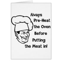 Pre-Heat the Oven Cards
