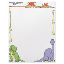 Pre-historic Dinosaurs Letterhead