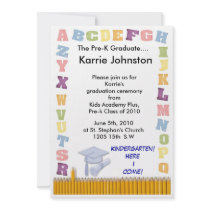 Pre-K graduation Invitation