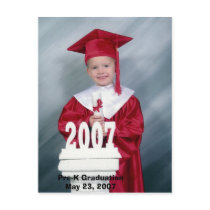 Pre-K Graduation postcards