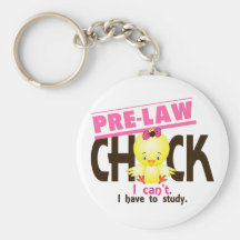 Pre-Law Chick 1 Key Chain