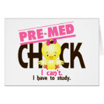 Pre-Med Chick 1 Greeting Card