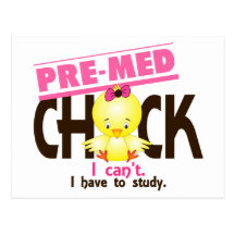 Pre-Med Chick 1 Post Cards