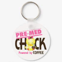 Pre-Med Chick 4 keychains