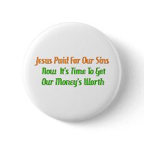 Pre-Paid Sin Pinback Buttons