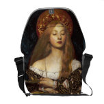 Pre-Raphaelite Lady Fine Art messenger bags
