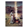 Pre-Raphaelite Waterhouse Magic Circle Poster Pre-Raphaelite Waterhouse Magic Circle Poster