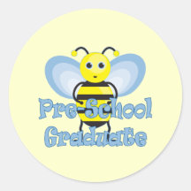 Pre-School Graduation Gifts Round Stickers