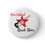 Pre School Rockstar Buttons