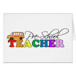Pre-school Teacher Greeting Cards