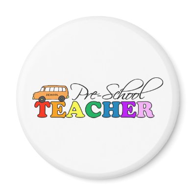 This cute Pre-School Teacher shirt features an adorable school bus.