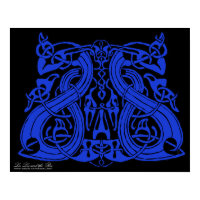 Pre Viking Blue, print print