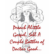 Preach Alittle Gospel Red and Black t-shirts