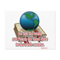Preach the Good News postcards