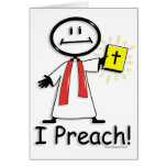 Preacher Greeting Cards