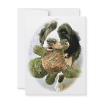 Precious and Her Fave Toy invitations by puppiluv Precious and Her Fave Toy invitations