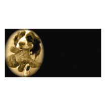 Precious And Her Fave Toy: Sepia photo cards by puppiluv Precious And Her Fave Toy: Sepia photo cards