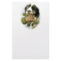 Precious and Her Fave Toy stationery by puppiluv Precious and Her Fave Toy stationery