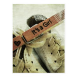 Precious Baby Girl Birth Announcement Postcard
