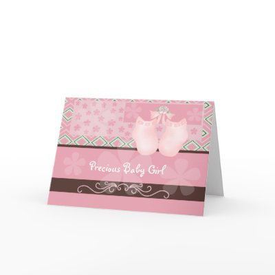 Precious Baby Girl Greeting Card by new_baby