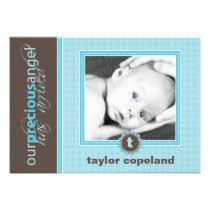 Precious Baby Modern Birth Announcement