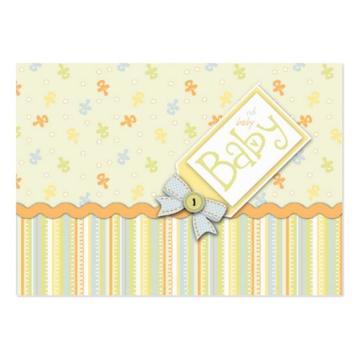 Precious Baby Reminder Notecard Business Cards (front side)