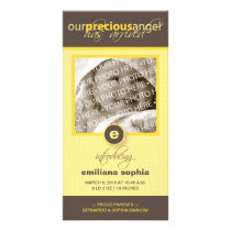 Precious (Buttercup) Birth Announcement Photo Card