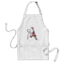 Precious Butterfly Initial A aprons