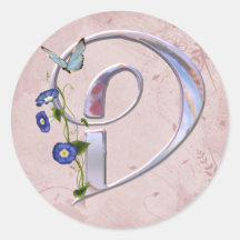 Precious Butterfly Initial D Stickers