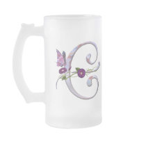 Precious Butterfly Initial E Mugs