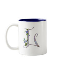 Precious Butterfly Initial L Coffee Mug