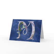 Precious Butterfly Initial M Cards